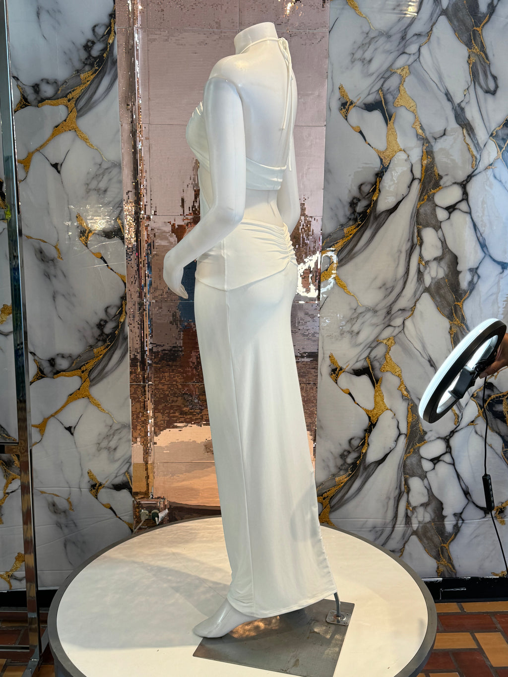 WHITE DRESS